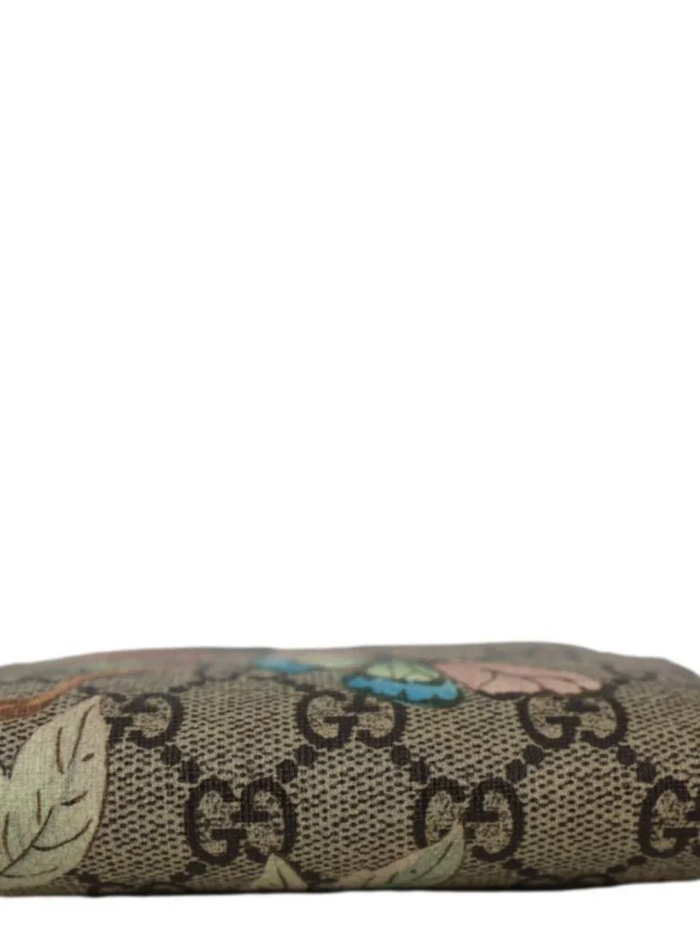 Gucci  Tian Print GG Supreme Canvas Wallet Beige 474570